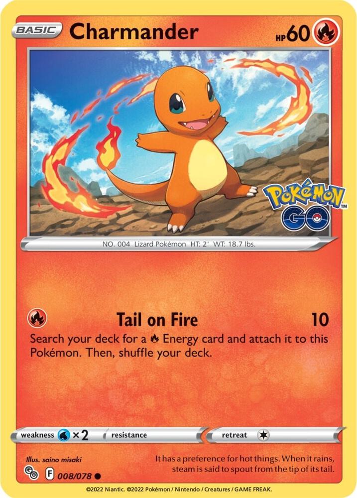 Charmander 008/078 (Pokemon GO)  | Good Games Morley