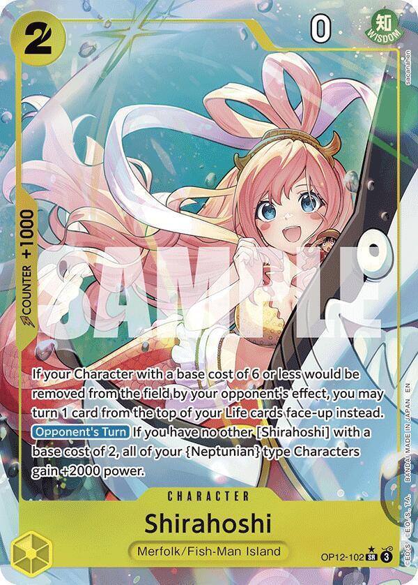 Shirahoshi OP12-102 (Legacy of the Master)  - Alternate Art Foil | Good Games Morley