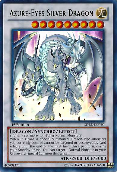 Azure-Eyes Silver Dragon [SDBE-EN040] Ultra Rare | Good Games Morley