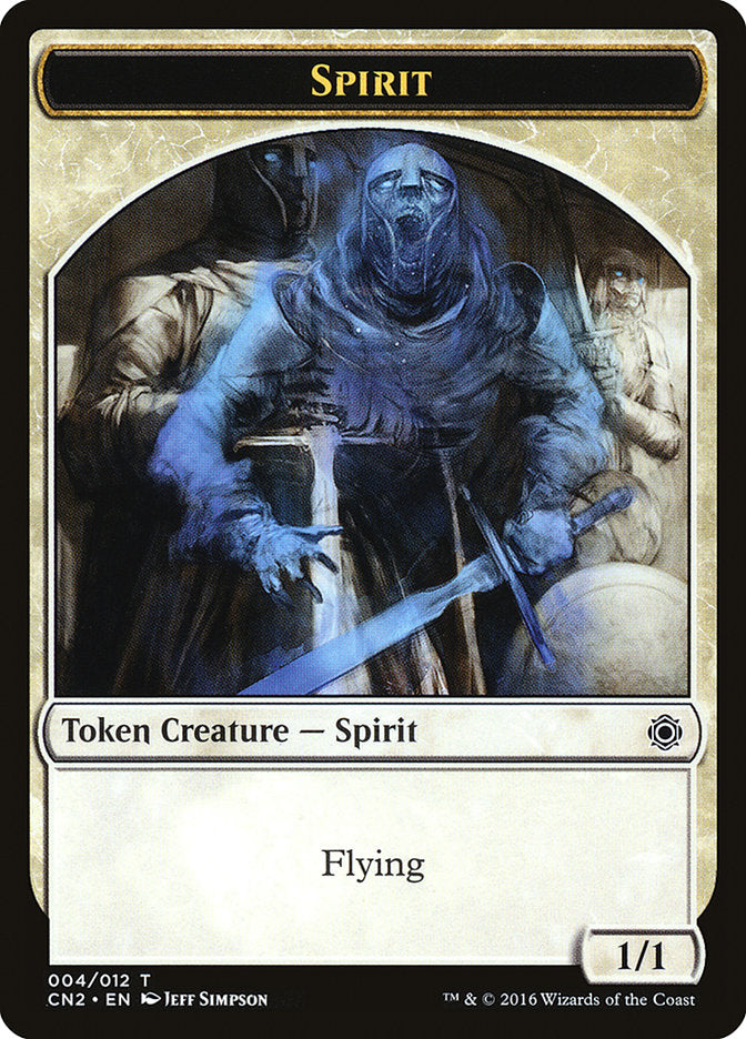 Spirit Token [Conspiracy: Take the Crown Tokens] | Good Games Morley