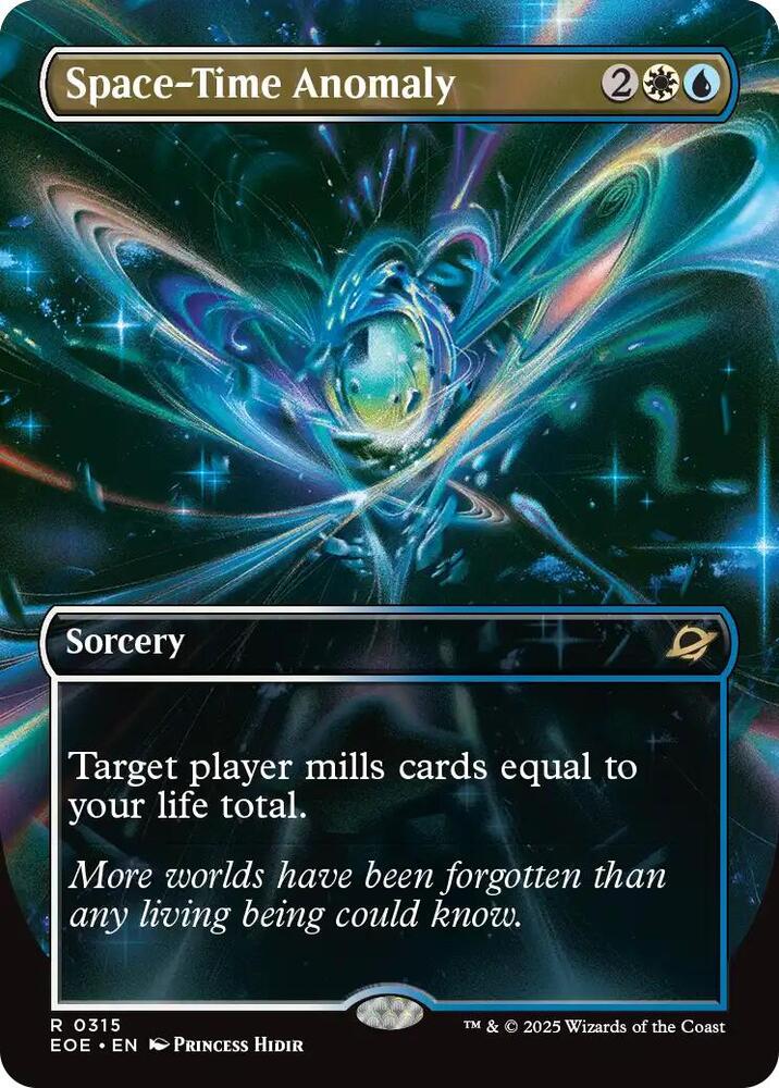 Space-Time Anomaly 315/276 (Edge of Eternities)  - Borderless Foil | Good Games Morley