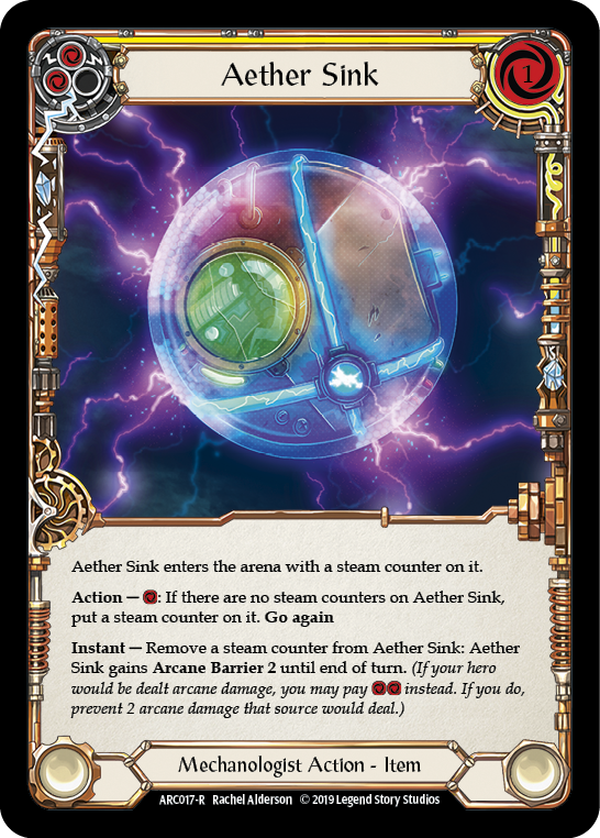 Aether Sink [ARC017-R] (Arcane Rising)  1st Edition Rainbow Foil | Good Games Morley