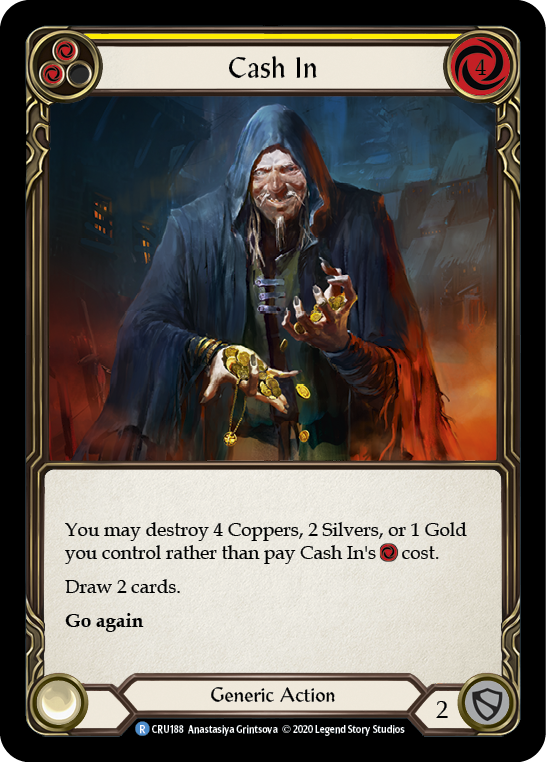 Cash In [CRU188] (Crucible of War)  1st Edition Rainbow Foil | Good Games Morley