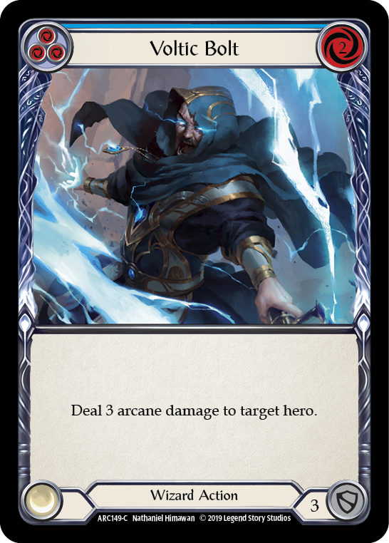 Voltic Bolt (Blue) [ARC149-C] (Arcane Rising)  1st Edition Normal | Good Games Morley