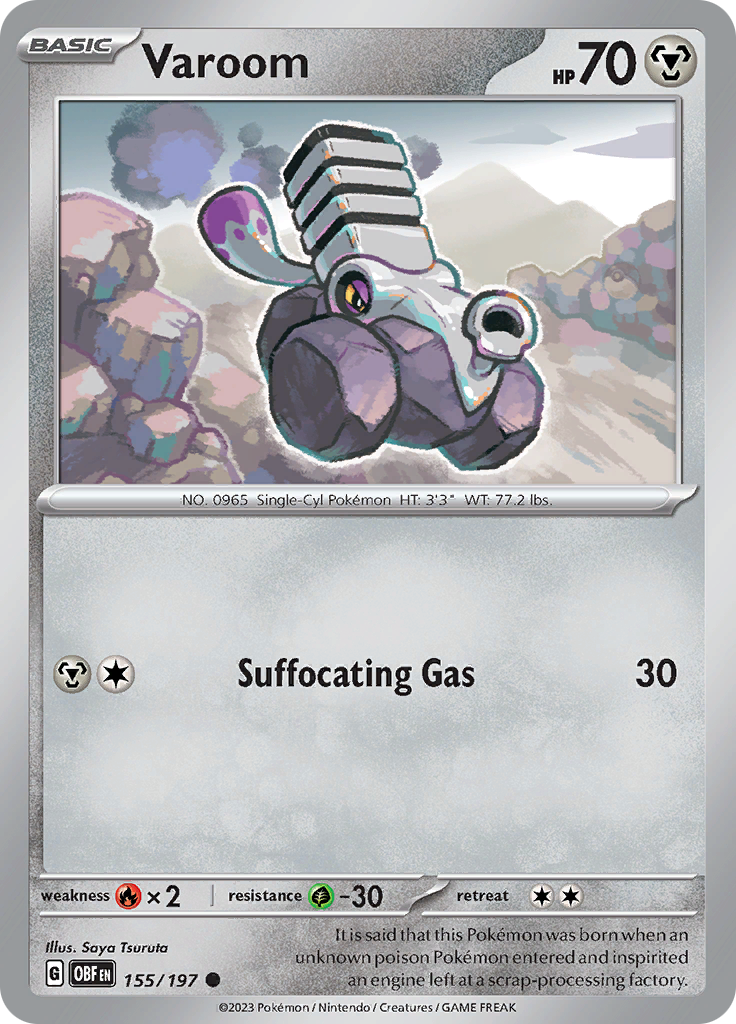 Varoom (155/197) [Scarlet & Violet: Obsidian Flames] | Good Games Morley