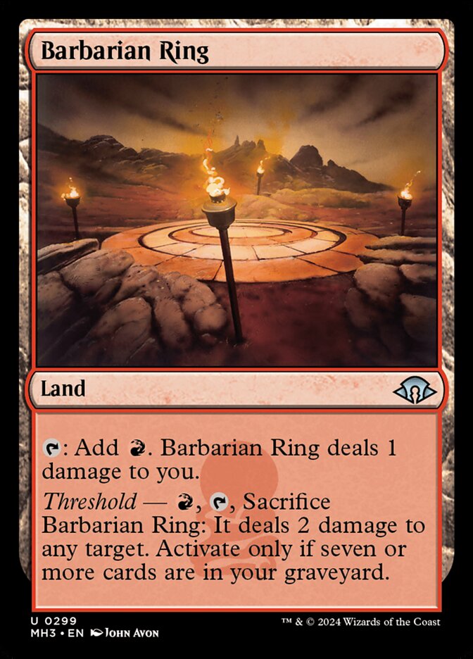 Barbarian Ring 299 (Modern Horizons 3)  | Good Games Morley