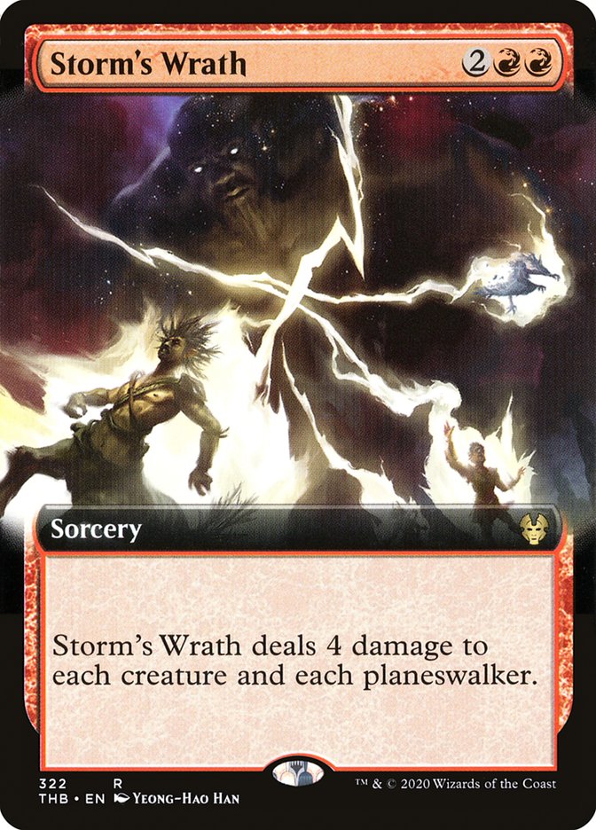 Storm's Wrath (Extended Art) [Theros Beyond Death] | Good Games Morley