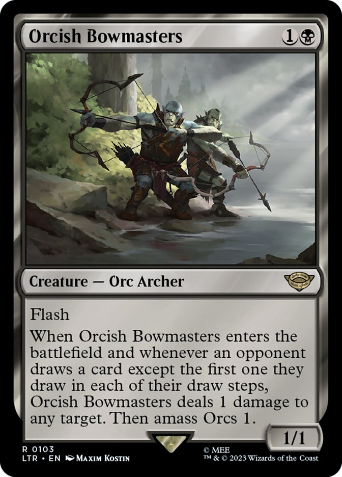 Orcish Bowmasters 103 (Universes Beyond: The Lord of the Rings: Tales of Middle-earth)  - Foil | Good Games Morley