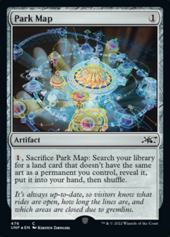 Park Map (Galaxy Foil) [Unfinity] | Good Games Morley