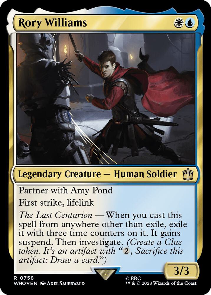 Rory Williams 758/331 (Universes Beyond: Doctor Who)  - Surge Foil | Good Games Morley