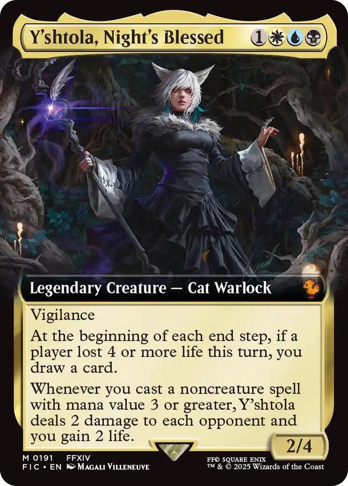 Y'shtola Night's Blessed 191 (Commander: FINAL FANTASY)  - Extended Art | Good Games Morley