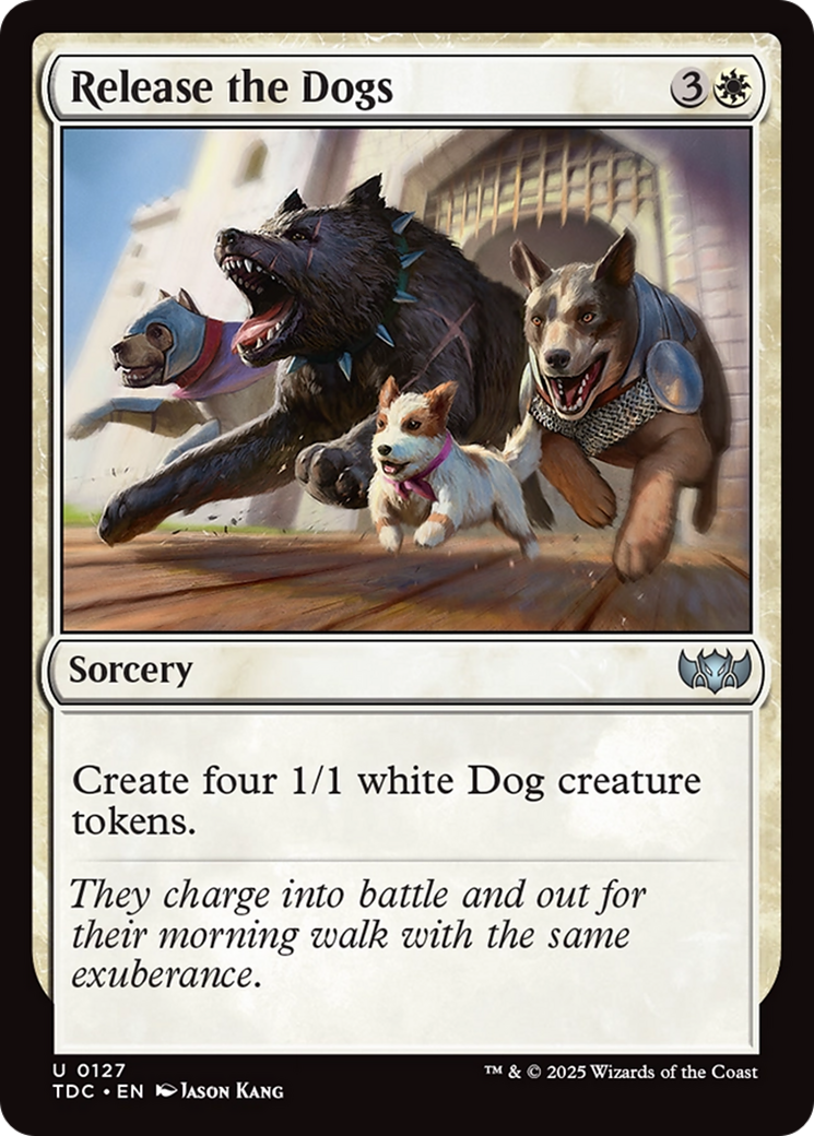 Release the Dogs [Tarkir: Dragonstorm Commander] | Good Games Morley
