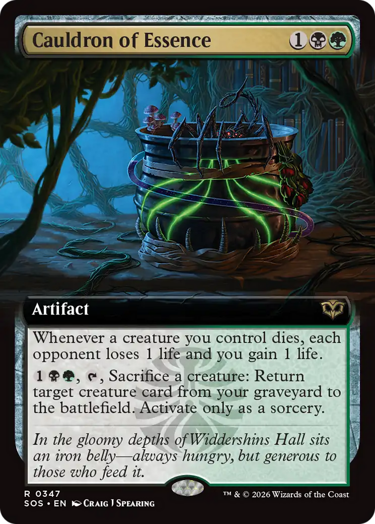 Cauldron of Essence (Extended Art) [Secrets of Strixhaven] | Good Games Morley