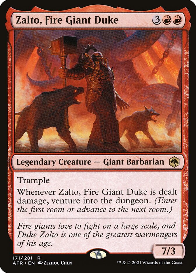 Zalto, Fire Giant Duke 171 (Adventures in the Forgotten Realms)  | Good Games Morley