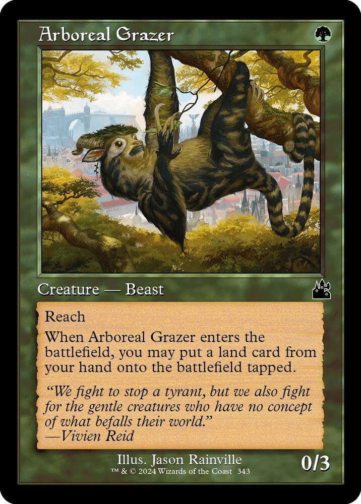 Arboreal Grazer 343 (Ravnica Remastered)  - Retro | Good Games Morley