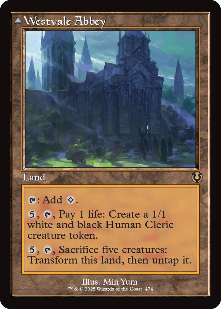 Westvale Abbey // Ormendahl, Profane Prince 474/287 (Innistrad Remastered)  - Retro | Good Games Morley