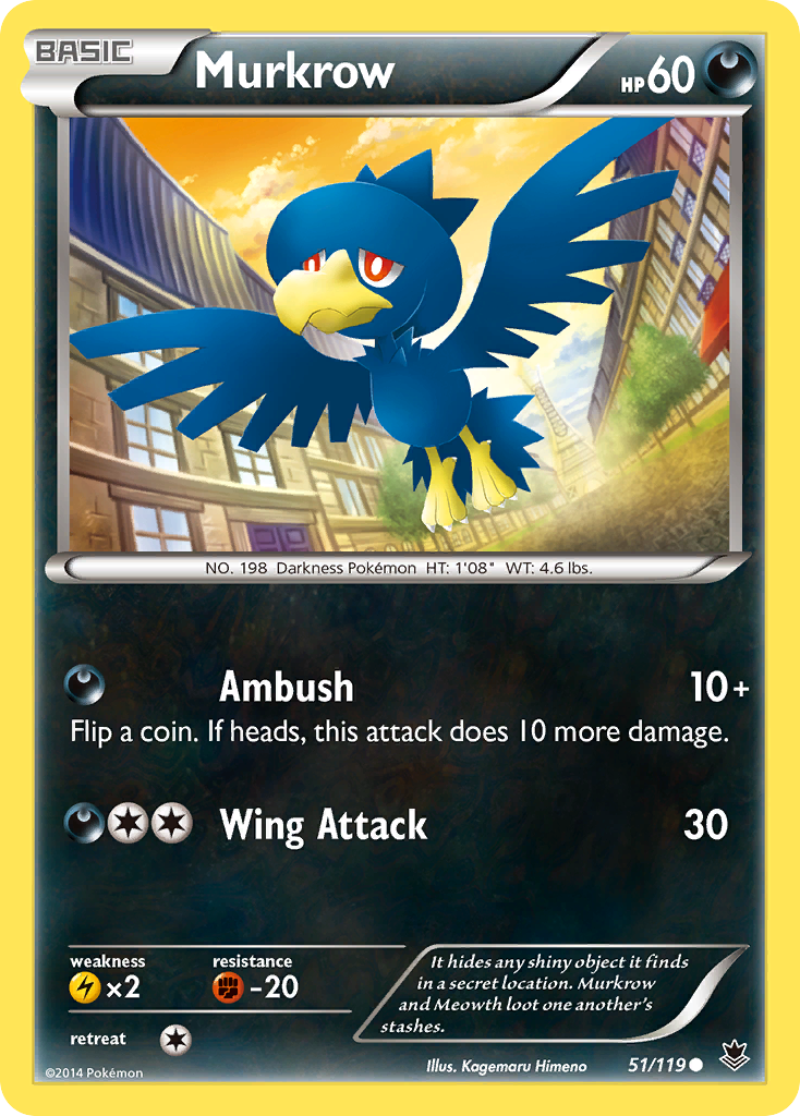 Murkrow (51/119) [XY: Phantom Forces] | Good Games Morley