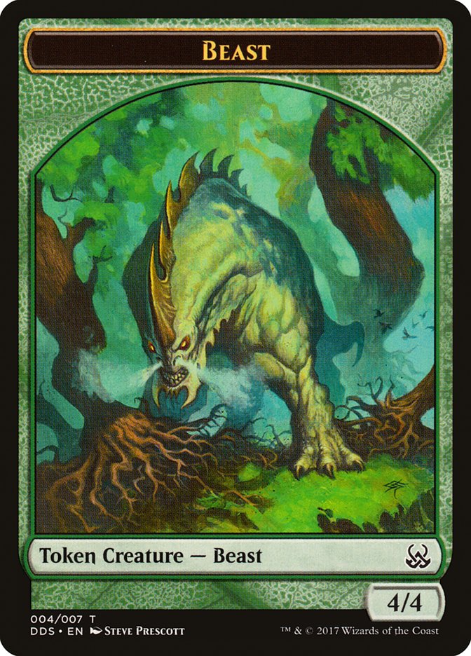 Beast Token [Duel Decks: Mind vs. Might Tokens] | Good Games Morley