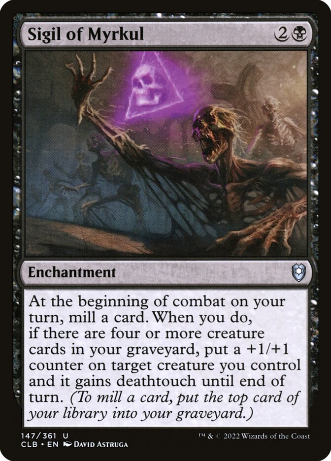 Sigil of Myrkul 147 (Commander Legends: Battle for Baldur's Gate)  | Good Games Morley