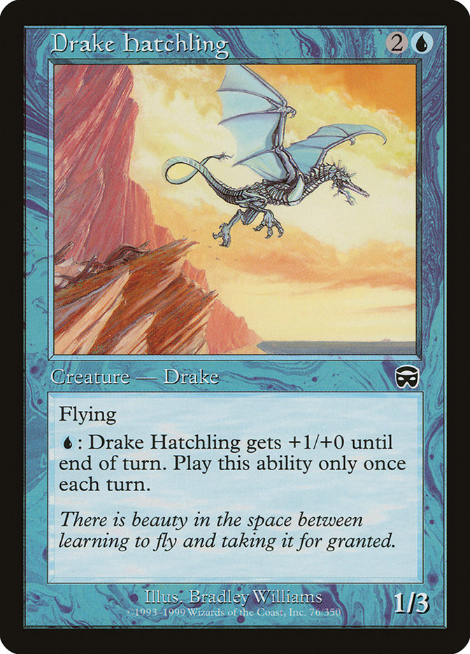 Drake Hatchling 76/350 (Mercadian Masques)  - Foil | Good Games Morley