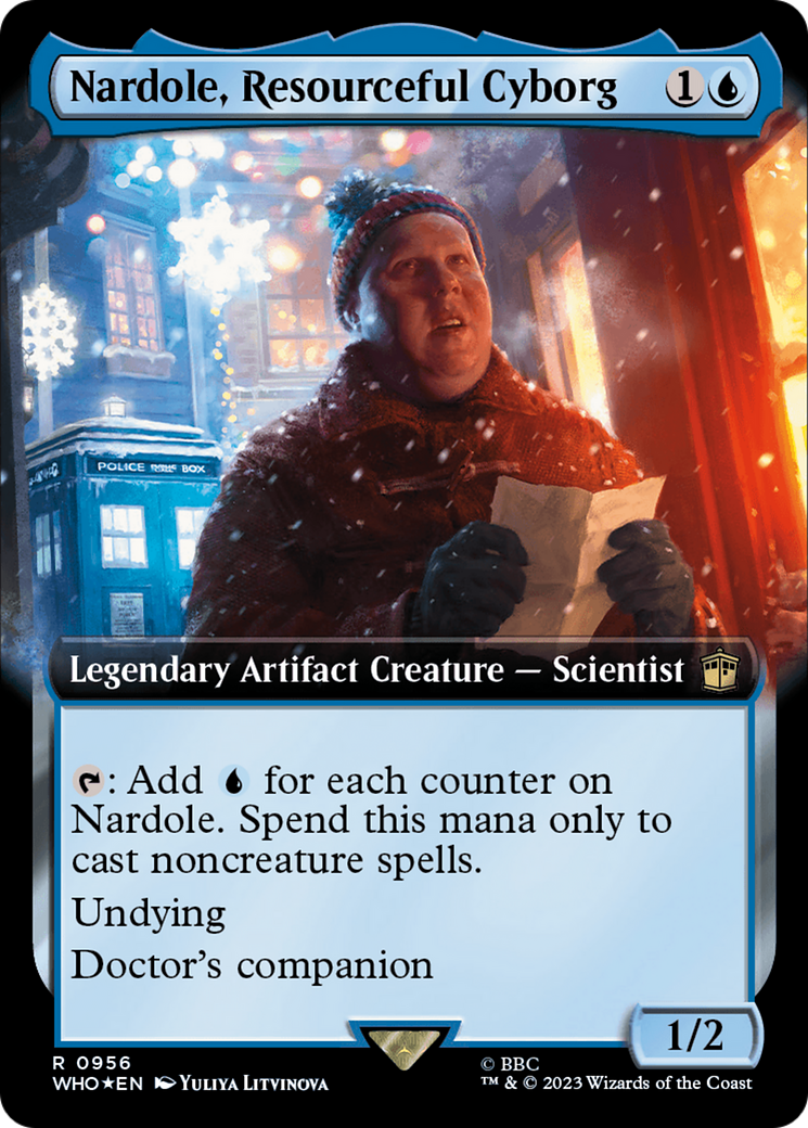 Nardole, Resourceful Cyborg (Extended Art) (Surge Foil) [Doctor Who] | Good Games Morley