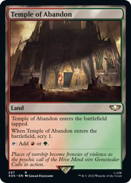 Temple of Abandon 297/617 (Universes Beyond: Warhammer 40,000)  | Good Games Morley