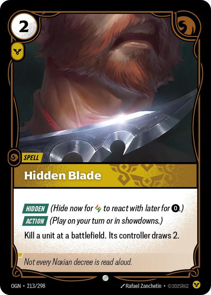 Hidden Blade 213/298 (Origins)  | Good Games Morley