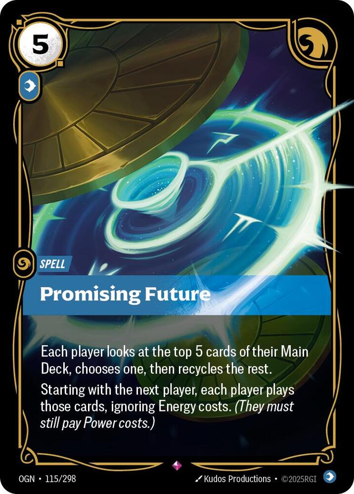 Promising Future 115/298 (Origins)  - Foil | Good Games Morley