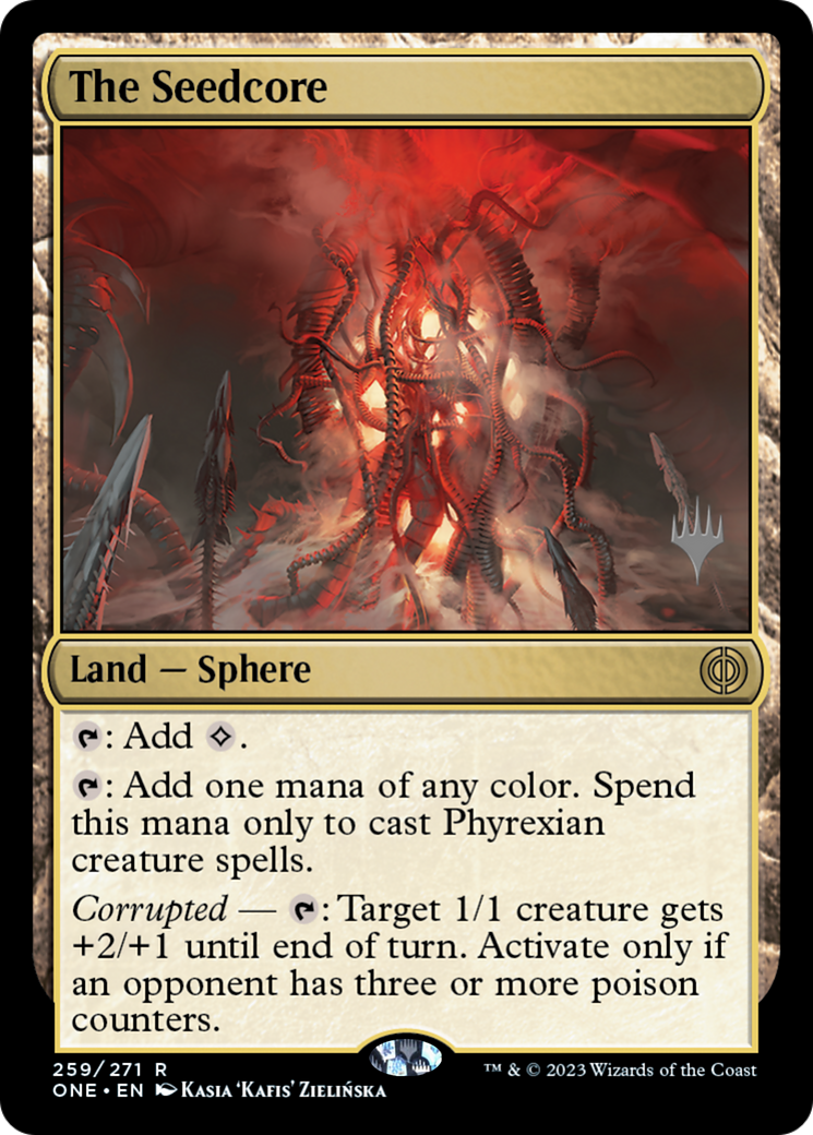 The Seedcore (Promo Pack) [Phyrexia: All Will Be One Promos] | Good Games Morley