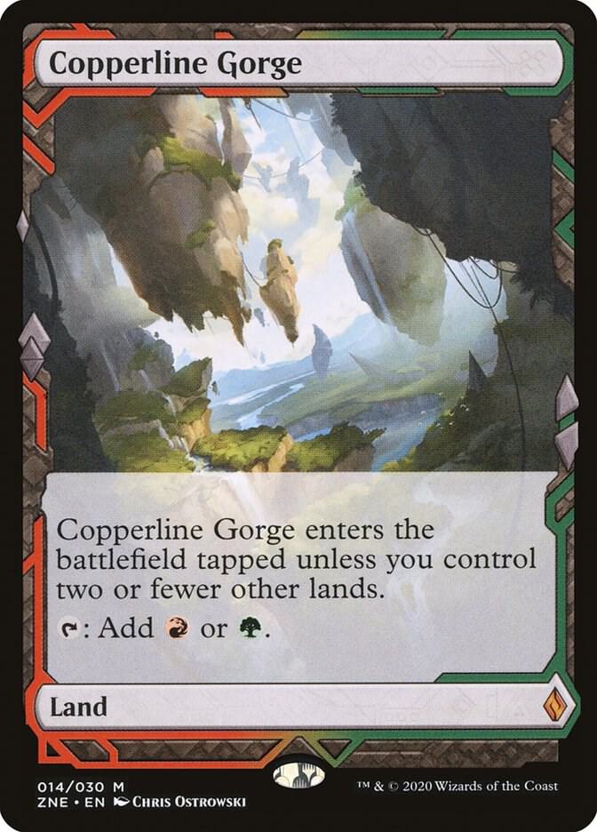 Copperline Gorge 14/30 (Zendikar Rising Expeditions)  - Foil | Good Games Morley