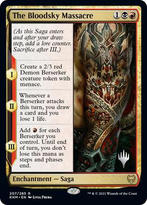 The Bloodsky Massacre (Promo Pack) [Kaldheim Promos] | Good Games Morley