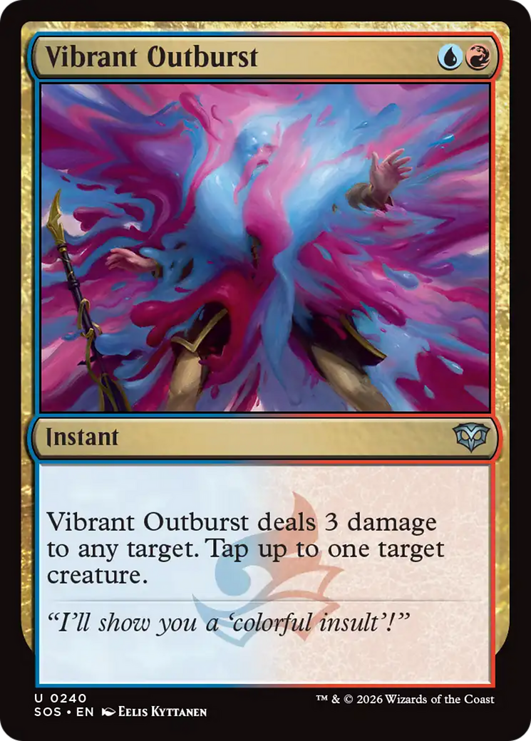 Vibrant Outburst [Secrets of Strixhaven] | Good Games Morley