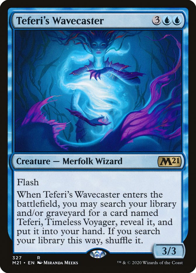 Teferi's Wavecaster 327 (Core Set 2021)  | Good Games Morley