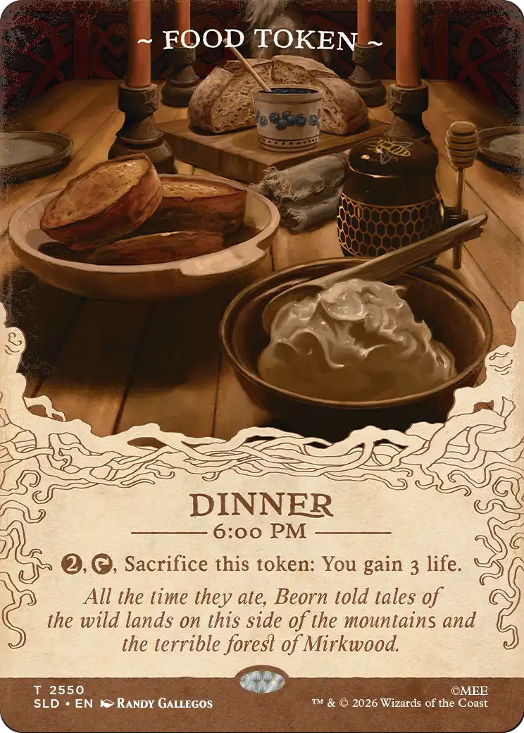 Food Token (2550) [Secret Lair Drop Series] | Good Games Morley