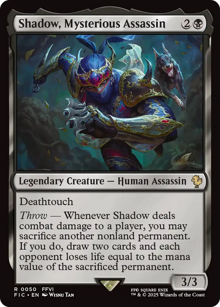 Shadow, Mysterious Assassin [FINAL FANTASY Commander] | Good Games Morley