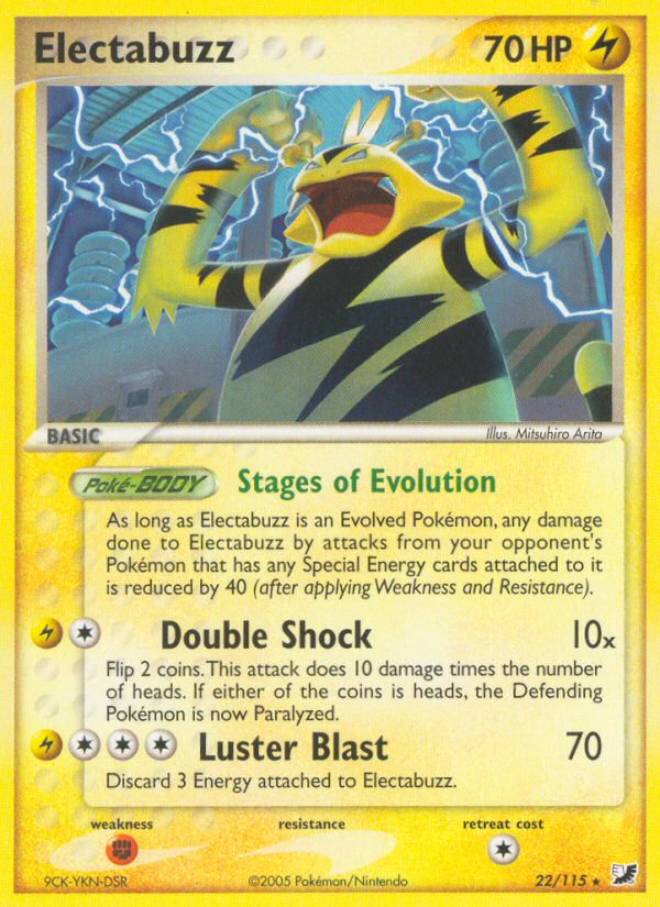 Electabuzz (22/115) [EX: Unseen Forces] | Good Games Morley
