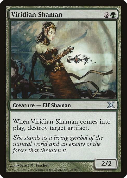 Viridian Shaman 308/383 (10th Edition)  | Good Games Morley