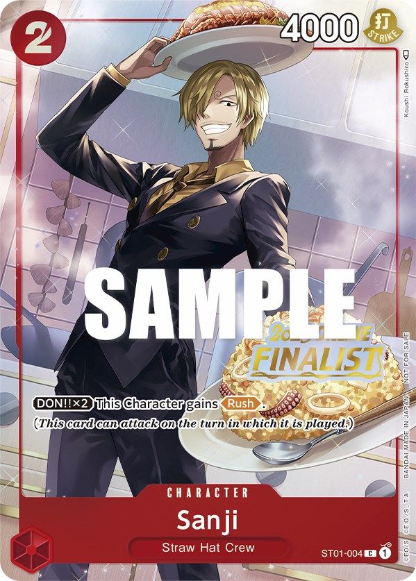 Sanji (Online Regional 2023) [Finalist] [One Piece Promotion Cards] | Good Games Morley
