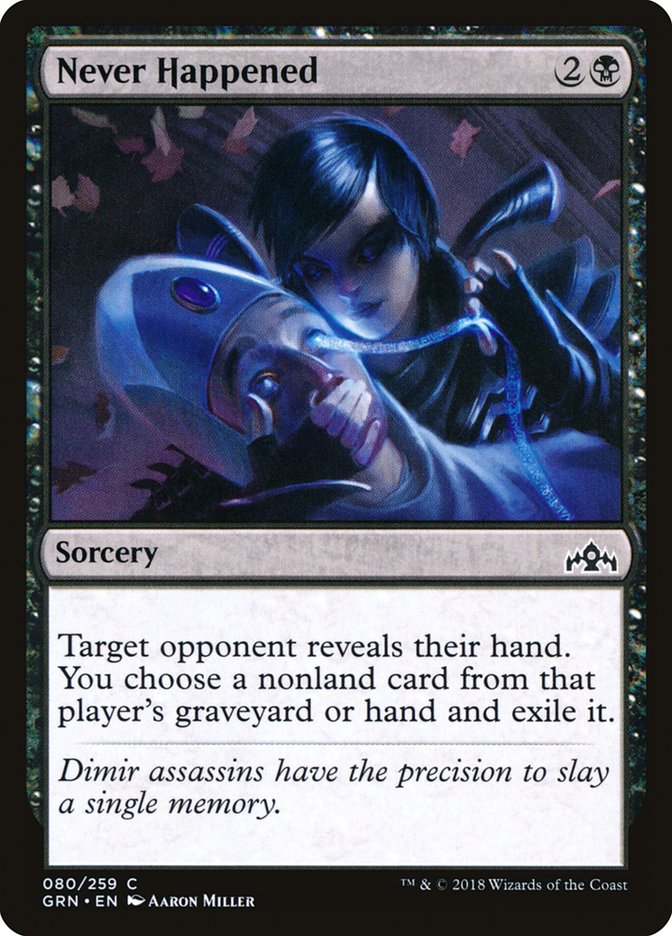Never Happened 80/259 (Guilds of Ravnica)  - Foil | Good Games Morley