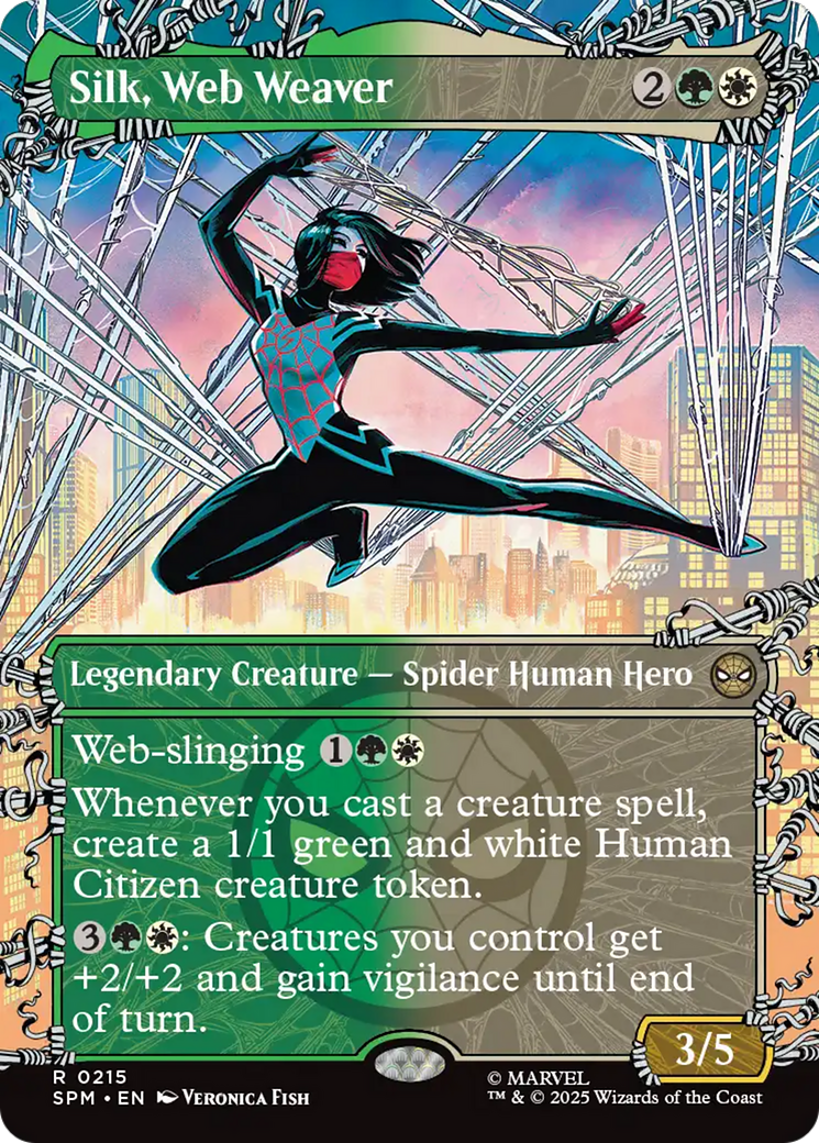 Silk, Web Weaver (Borderless) [Marvel's Spider-Man] | Good Games Morley