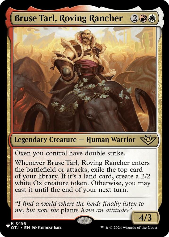 Bruse Tarl Roving Rancher OTJ-198/5075 (The List Reprints)  | Good Games Morley