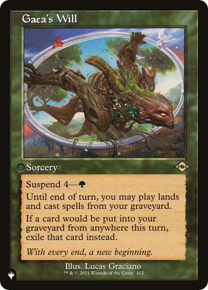 Gaeas Will MH2-412/5075 (The List Reprints)  | Good Games Morley