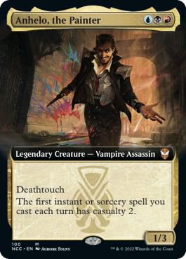 Anhelo the Painter Extended Art 100 (Commander: Streets of New Capenna)  | Good Games Morley