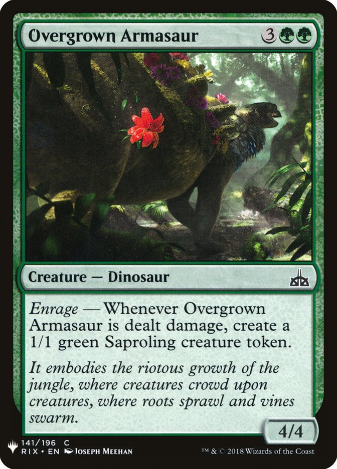 Overgrown Armasaur [Mystery Booster] | Good Games Morley