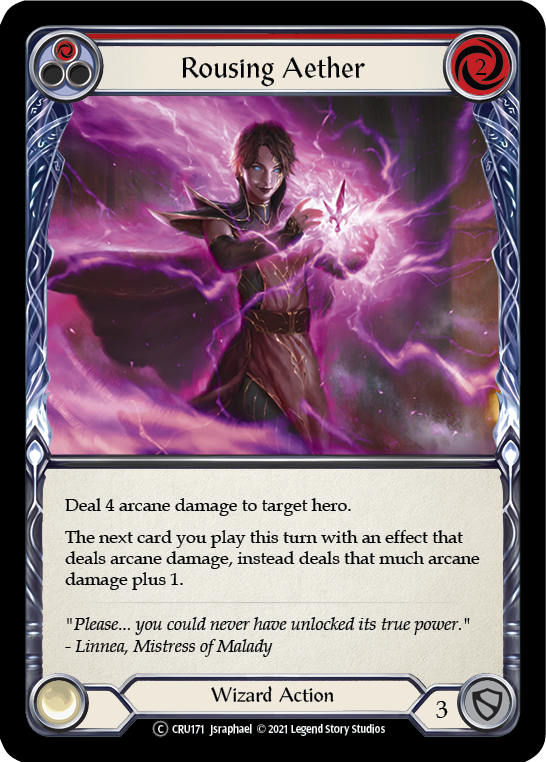 Rousing Aether (Red) [U-CRU171] (Crucible of War Unlimited)  Unlimited Normal | Good Games Morley