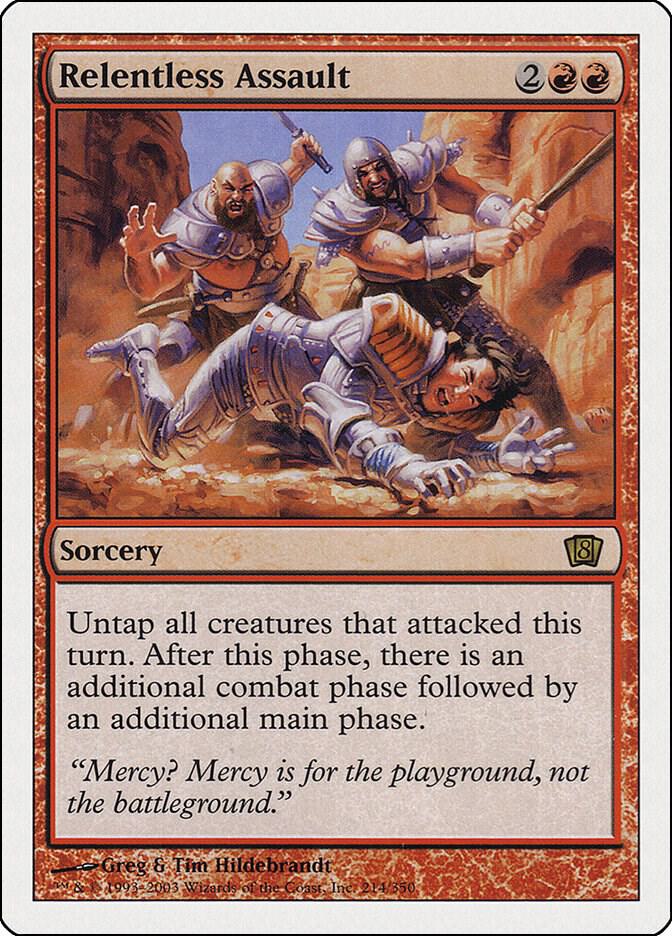Relentless Assault 214/350 (8th Edition)  | Good Games Morley