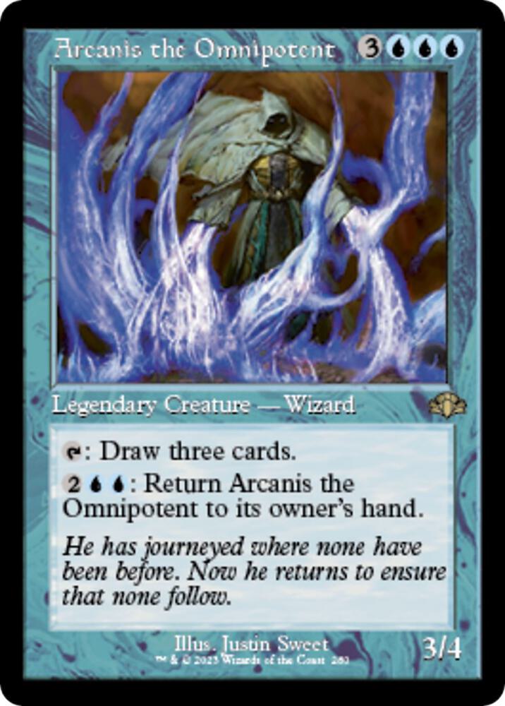 Arcanis the Omnipotent 280/261 (Dominaria Remastered)  - Retro Foil | Good Games Morley