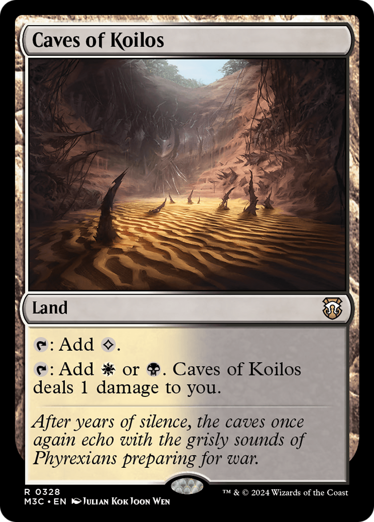 Caves of Koilos (Ripple Foil) [Modern Horizons 3 Commander] | Good Games Morley