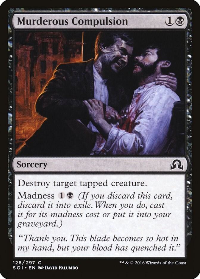 Murderous Compulsion 126/297 (Shadows over Innistrad)  | Good Games Morley