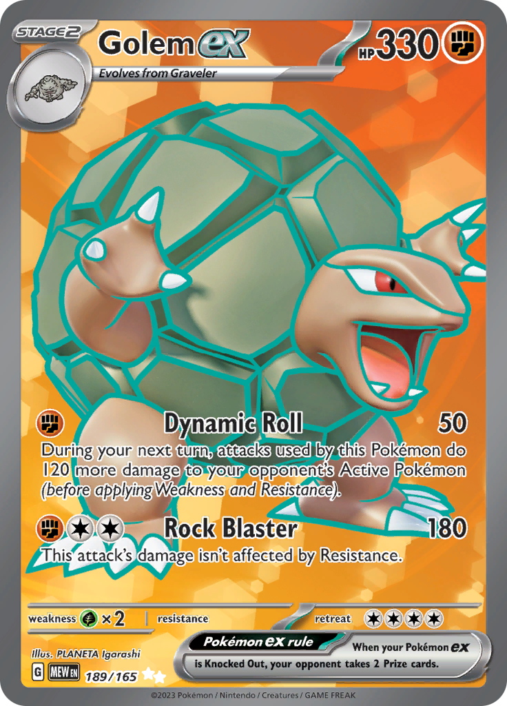 Golem ex (189/165) [Scarlet & Violet 151] | Good Games Morley